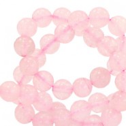 Natuursteen kralen 8mm Ice pink